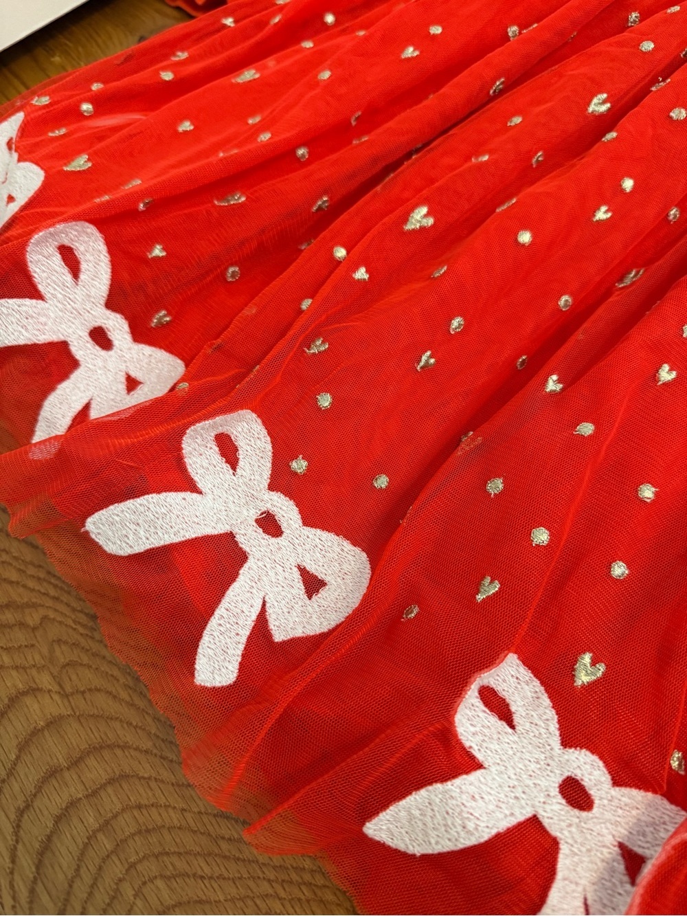 Hanna Andersson Red Tulle Dress Holiday Size 120 cm / 6-7 US - Picture 8 of 10
